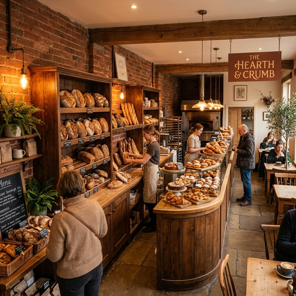 Inside Pure Bread Bakery